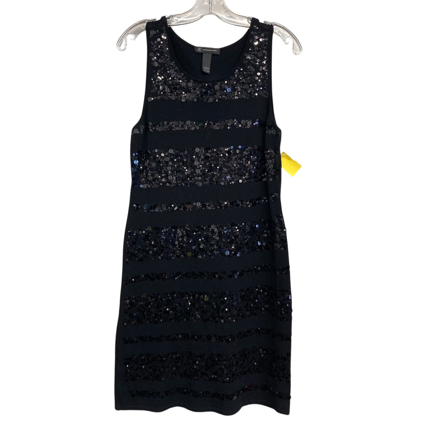 Dress Party Midi By International Concepts In Black, Size:L