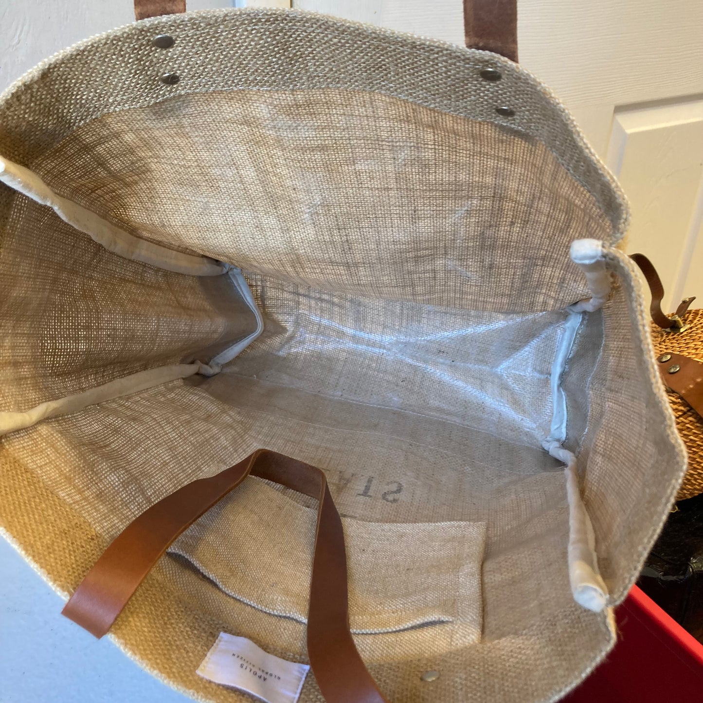 Tote By Apolis Global Citizen In Tan, Size:Medium