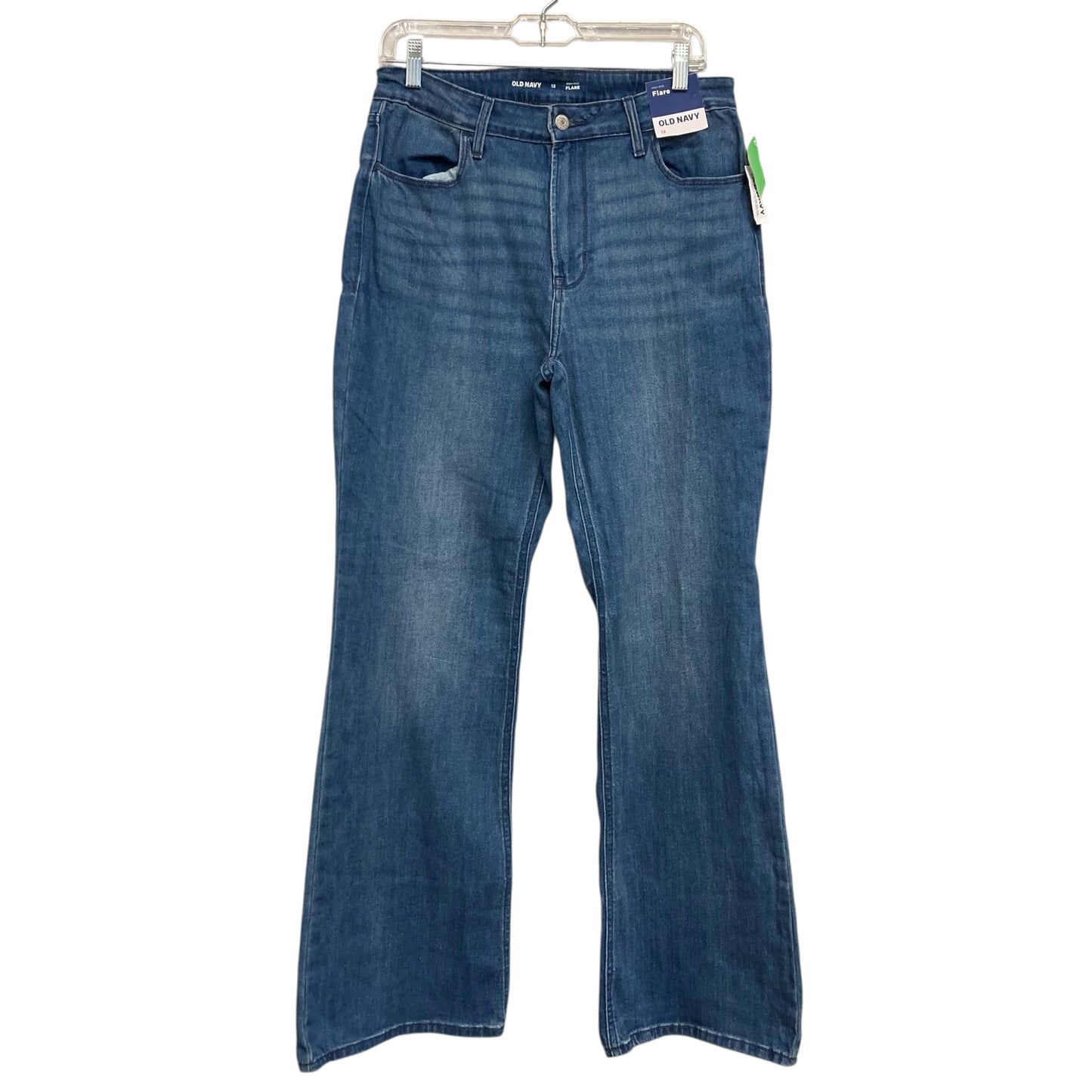 Jeans Flared By Old Navy In Blue Denim, Size:12