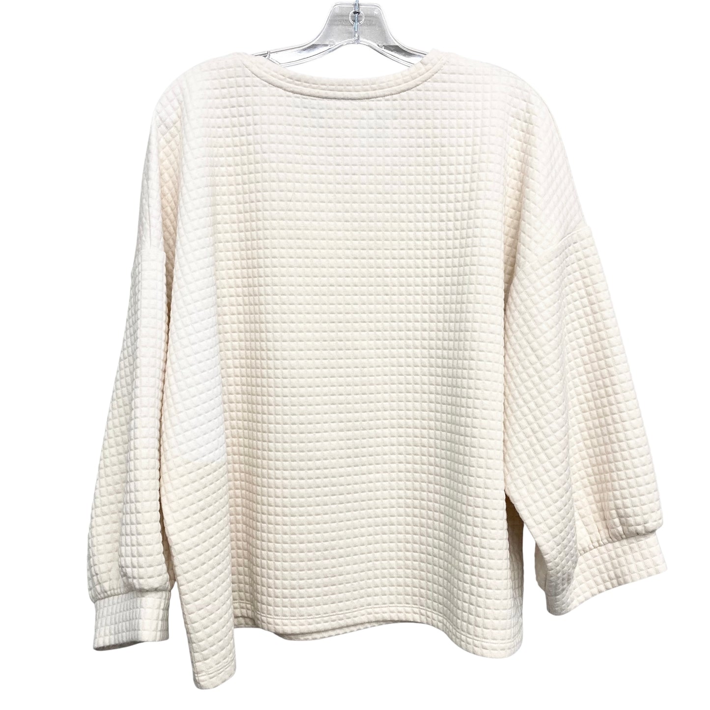 Top Ls By Chicos In Cream, Size:1X