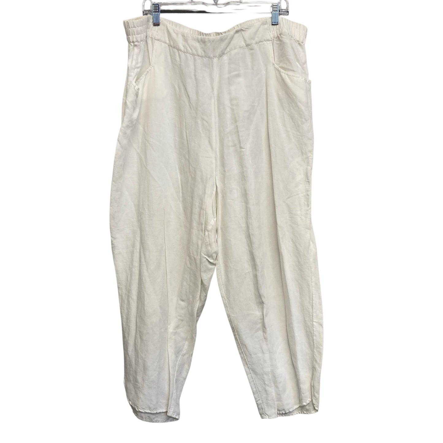 Pants Lounge By Soft Surroundings In Cream, Size:22