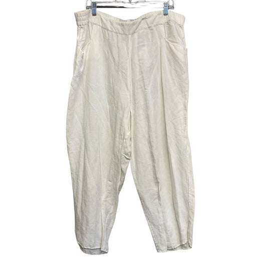 Pants Lounge By Soft Surroundings In Cream, Size:22