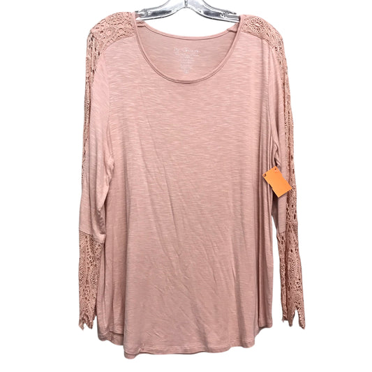 Top Ls By Chicos In Pink, Size:L
