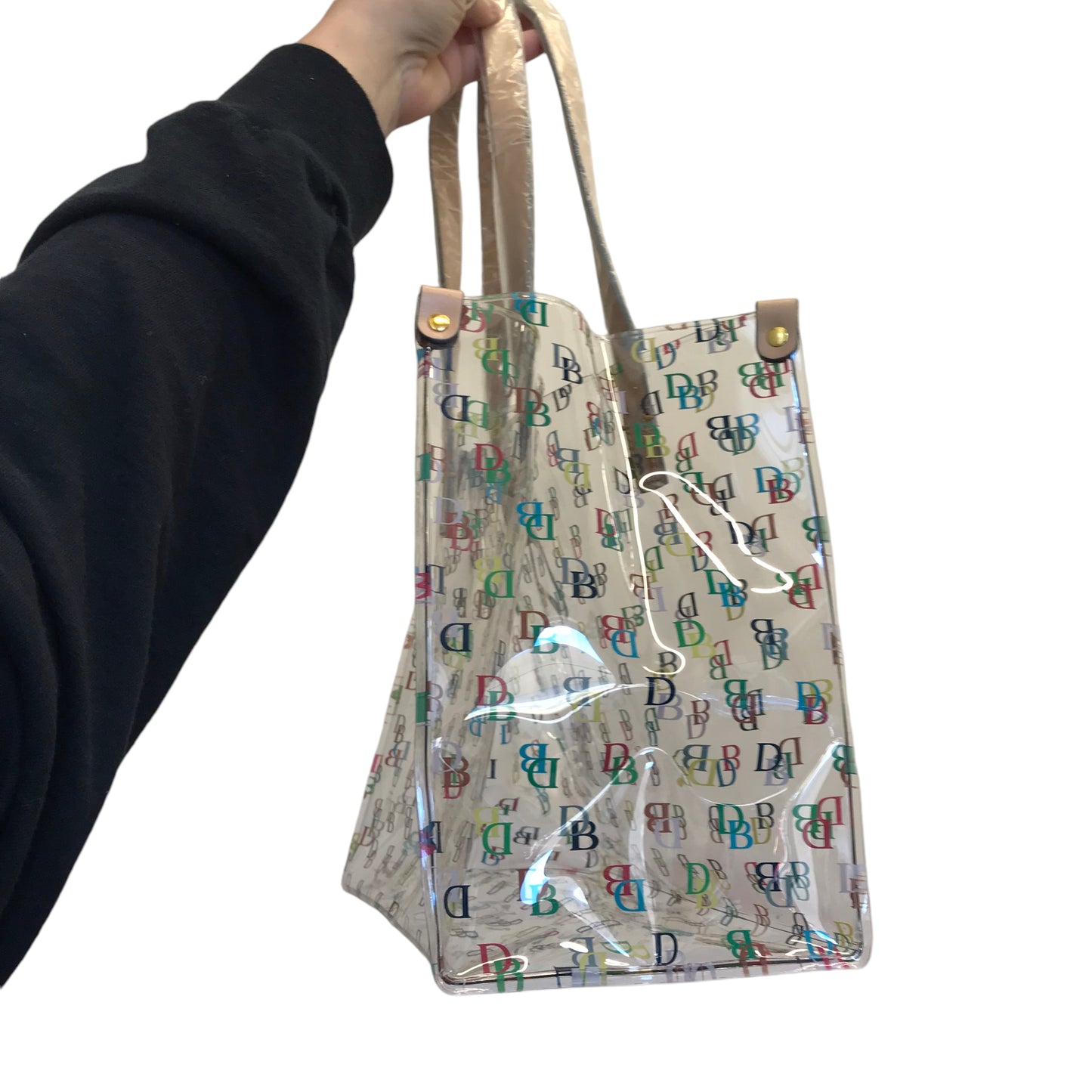 Tote Designer By Dooney And Bourke In Clear, Size:Medium