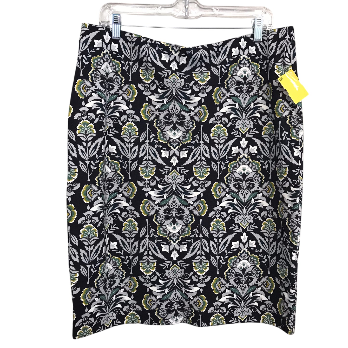 Skirt Midi By Ann Taylor In Floral Print, Size:L