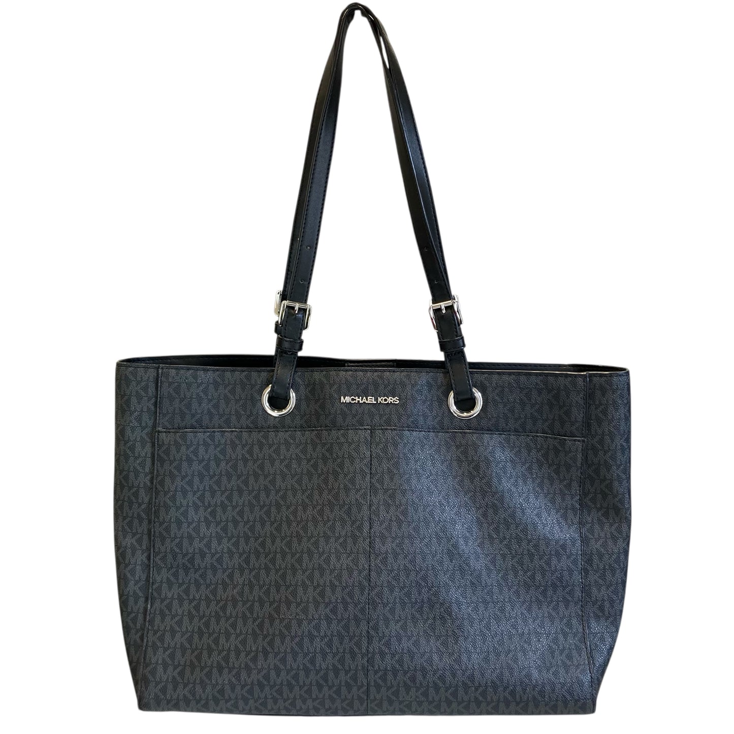 Tote Designer By Michael Kors In Black, Size:Large