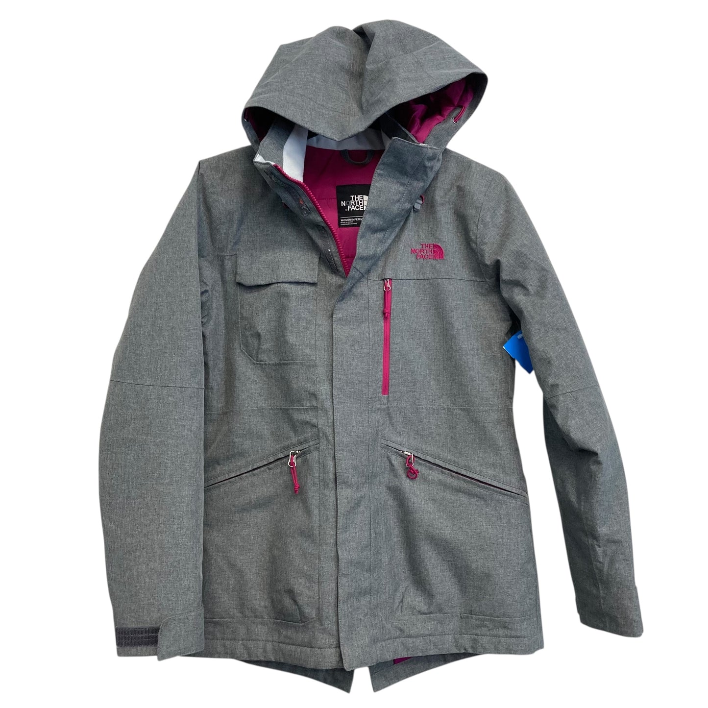 Coat Other By The North Face In Grey & Pink, Size:M