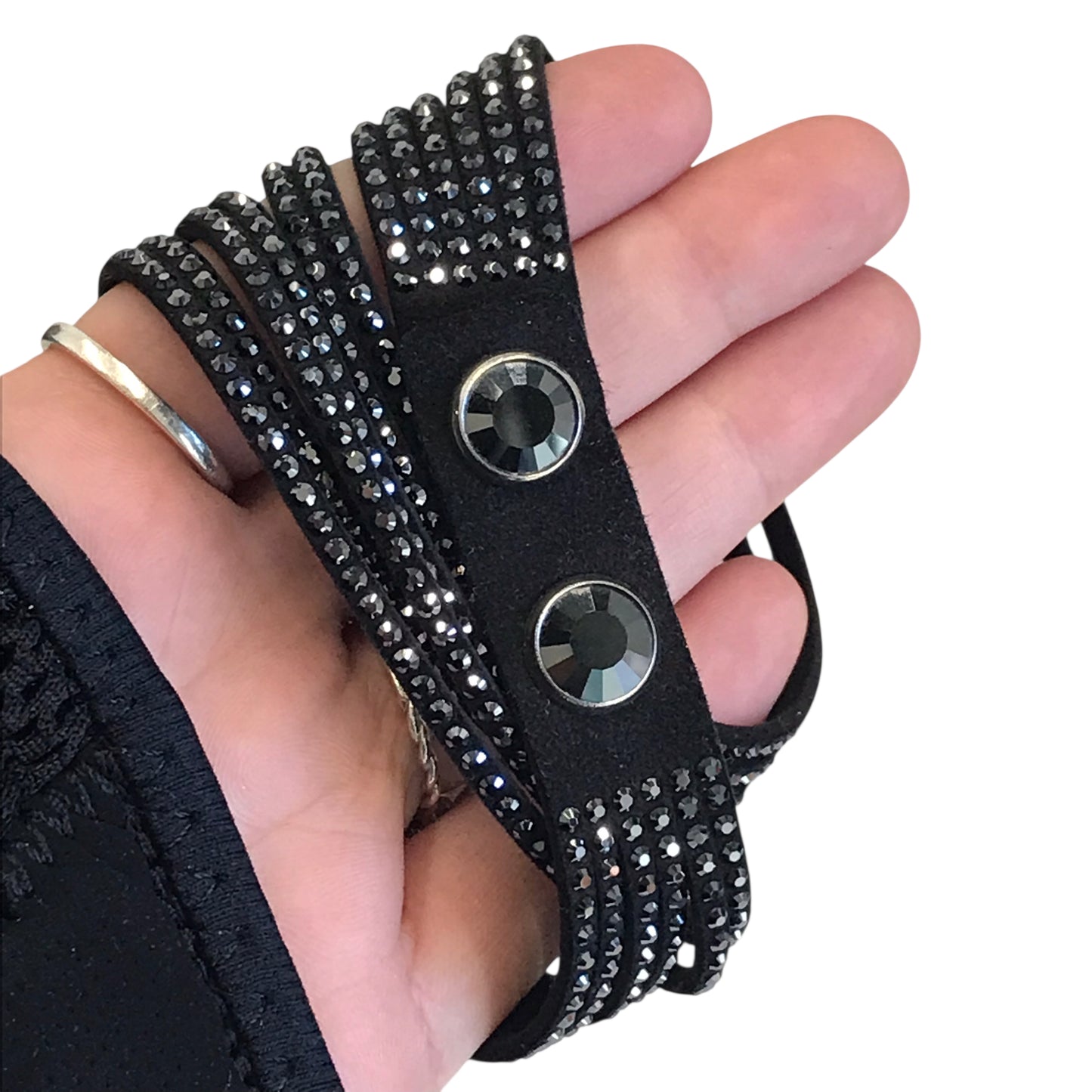Bracelet Designer By Swarovski In Black