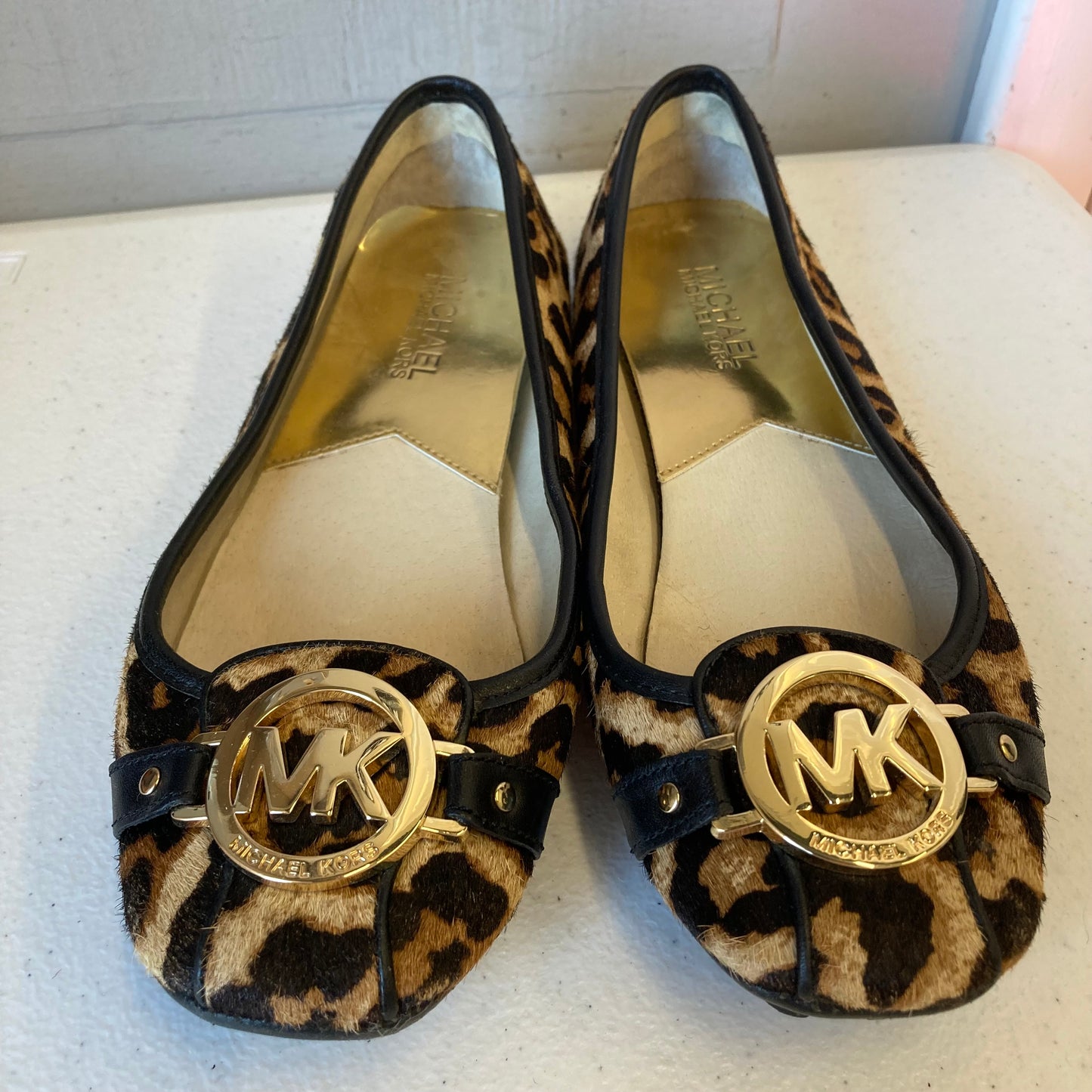 Shoes Designer By Michael Kors In Animal Print, Size:6