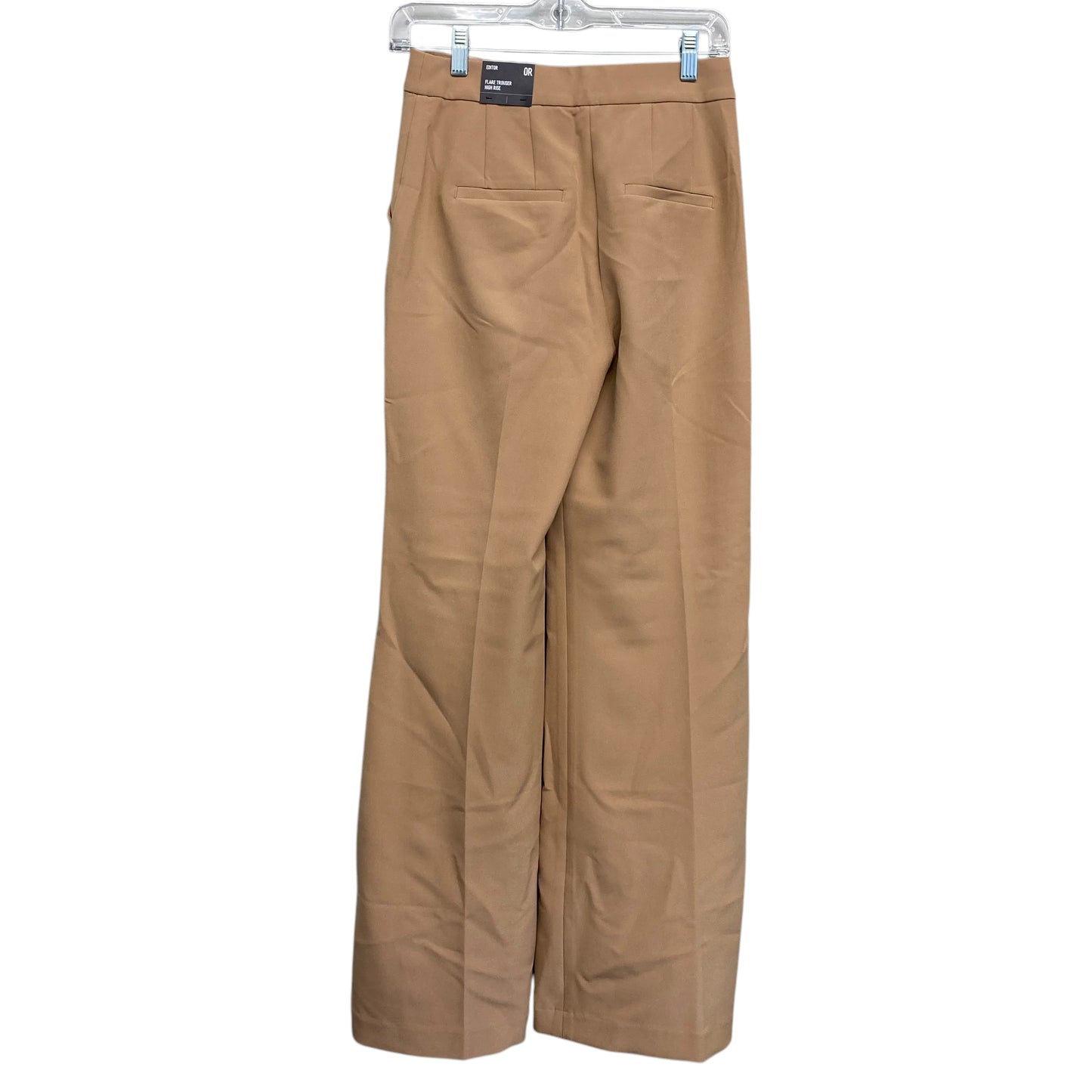 Pants Wide Leg By Express In Brown, Size:0