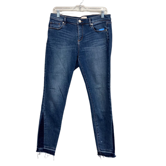 Jeans Skinny By Loft In Blue Denim, Size:8