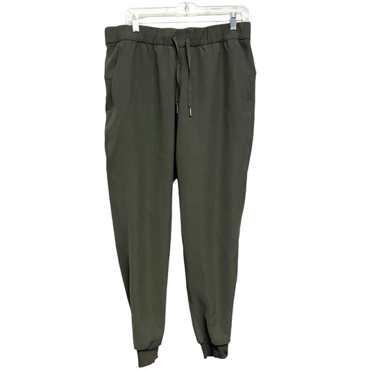 Athletic Pants By Lululemon In Green, Size:M