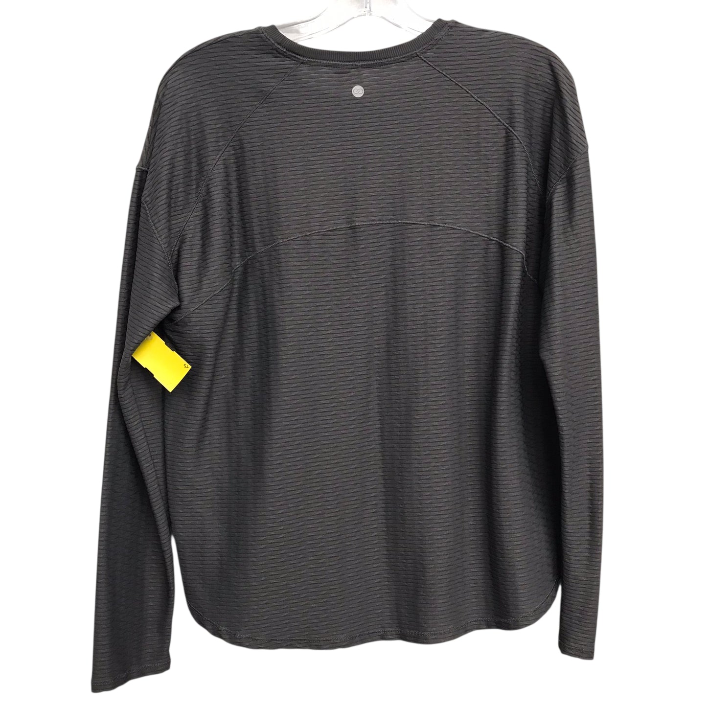 Athletic Top Ls Crewneck By Calia In Grey, Size:M
