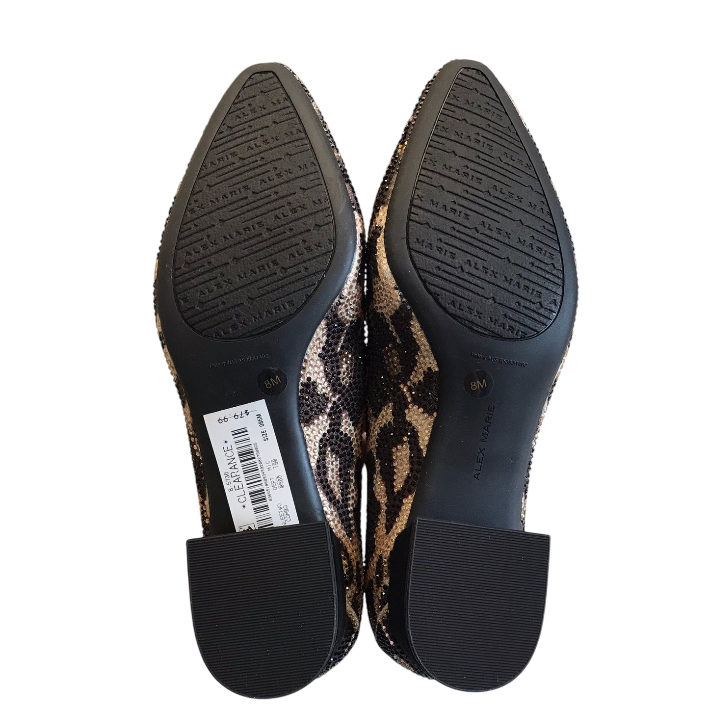 Shoes Heels Kitten By Alex Marie In Animal Print, Size:8