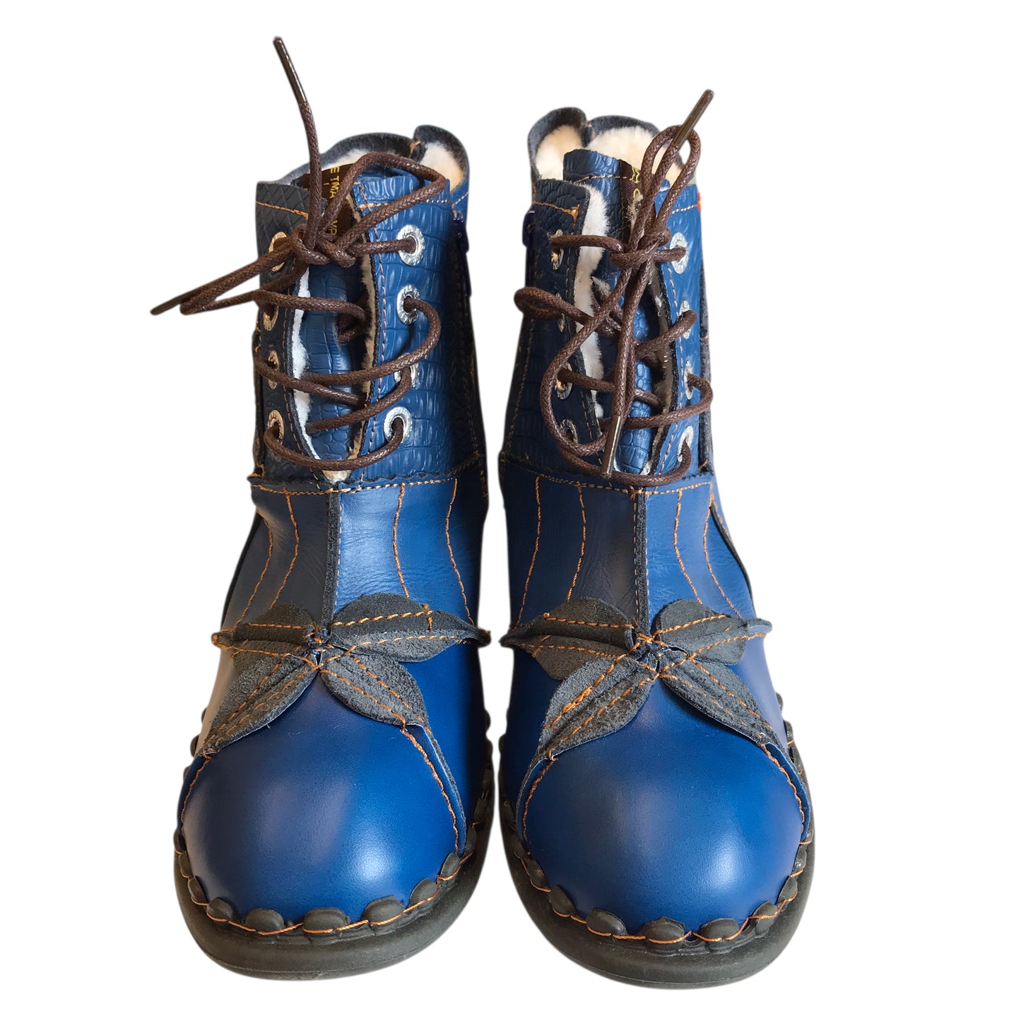 Boots Ankle Heels By TMA EYES In Blue, Size:10