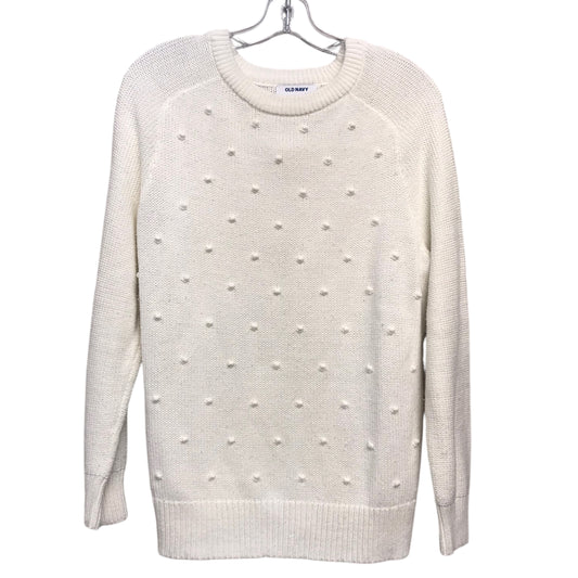 Sweater By Old Navy In White, Size:M