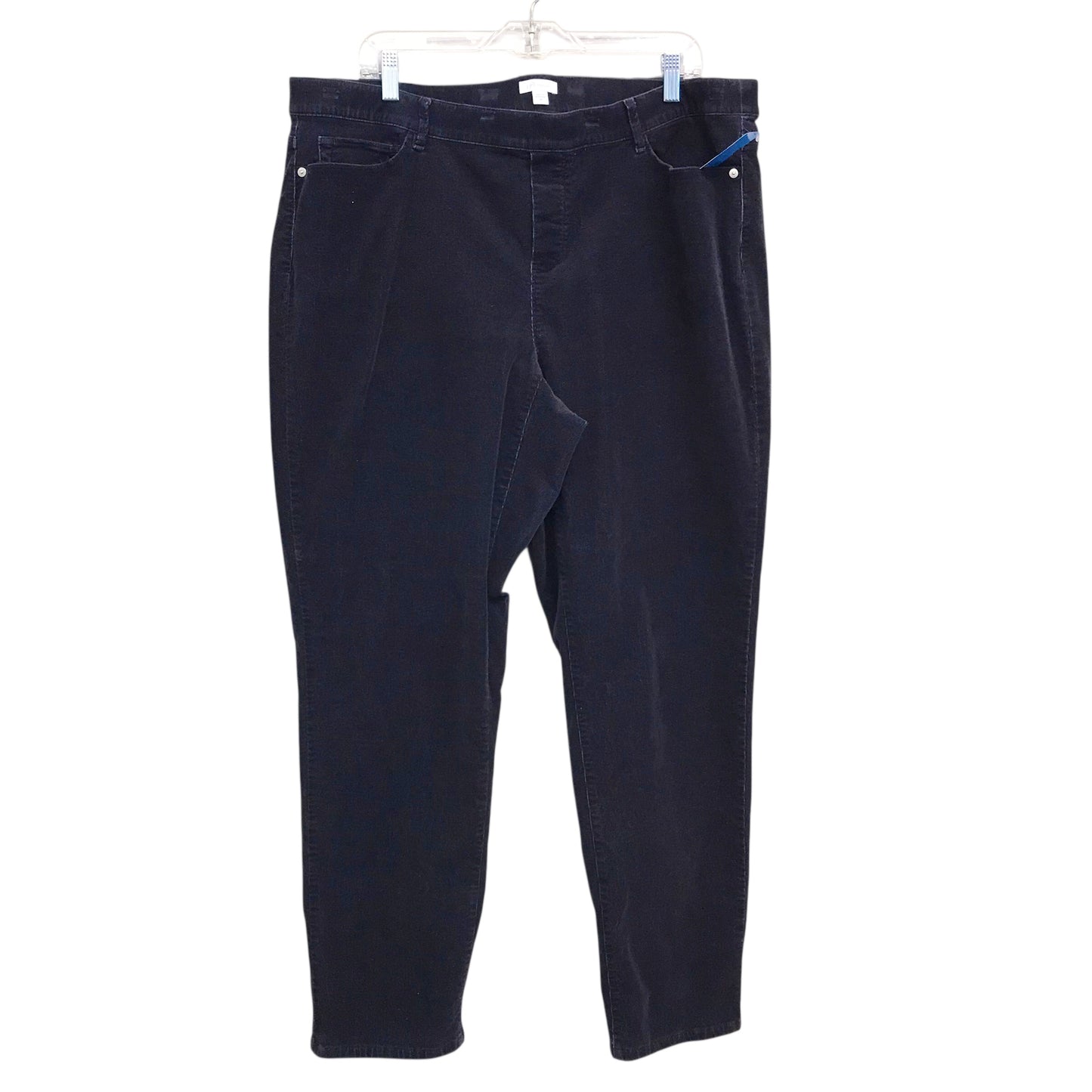 Pants Corduroy By J. Jill In Blue, Size:20