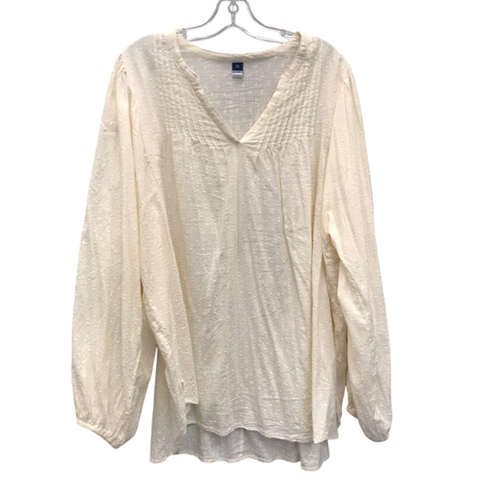 Top Ls By Old Navy In Cream, Size:1X