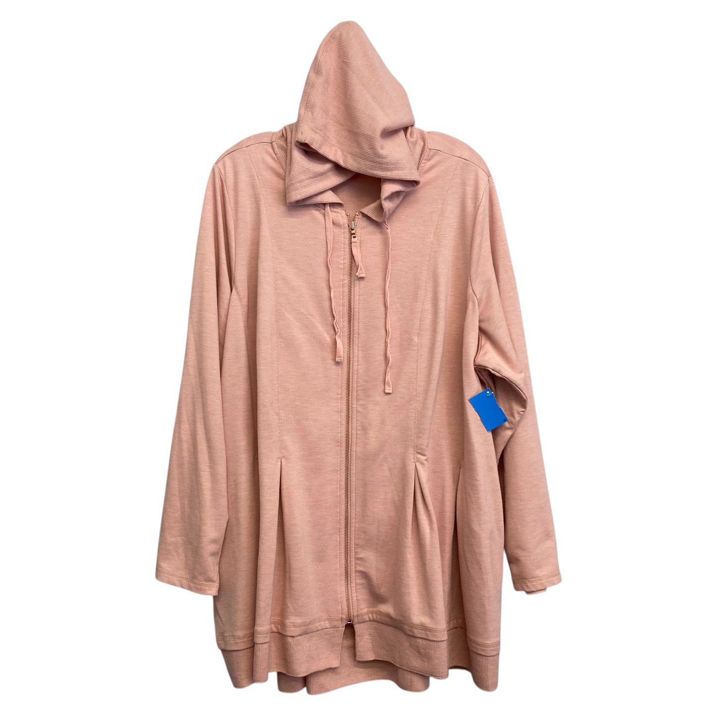 Sweatshirt Hoodie By Logo In Peach, Size:3X