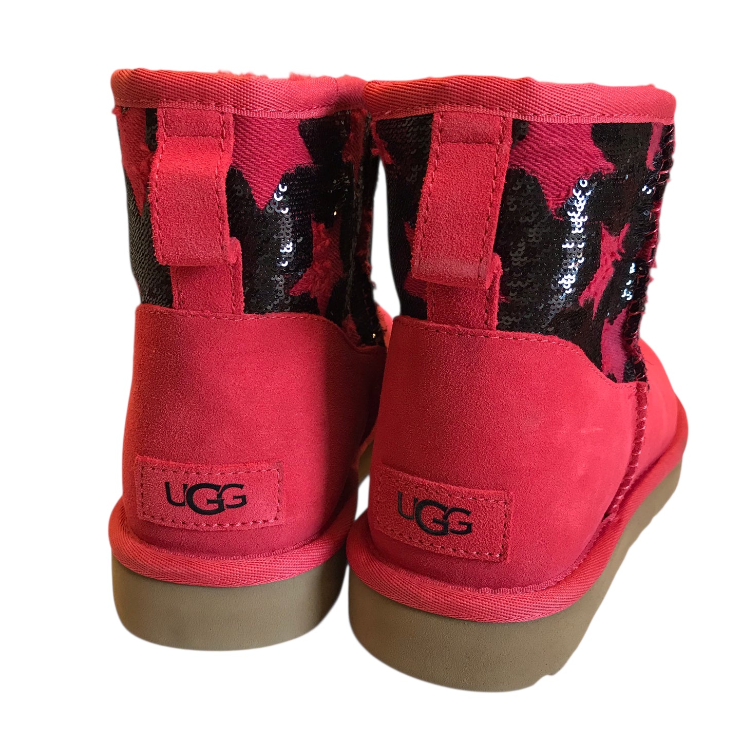 Boots Designer By Ugg In Red, Size:8