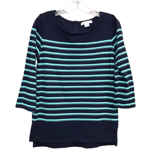 Top Ls By Liz Claiborne In Striped Pattern, Size:M