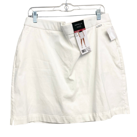 Athletic Skort By Rafaella In White, Size:Xl