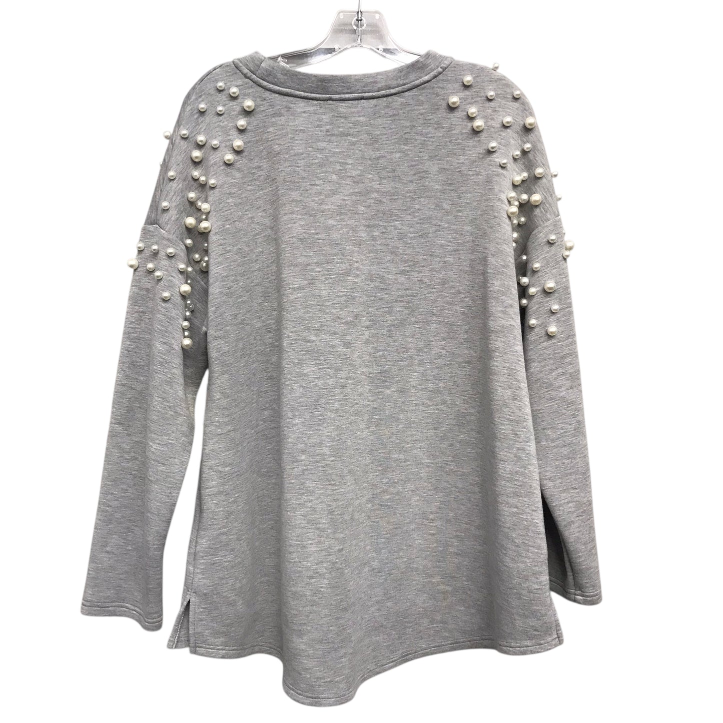 Top Ls By Joh. In Grey, Size:L