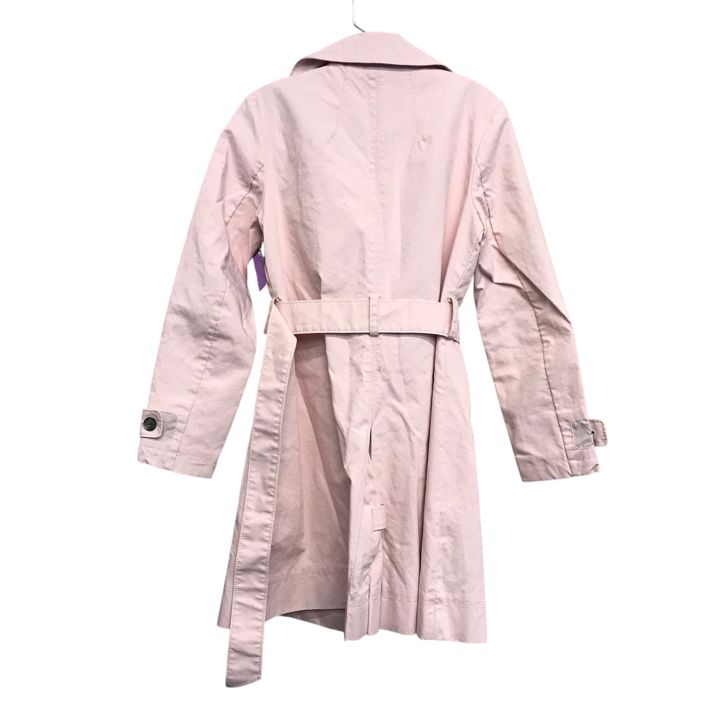 Coat Raincoat By Banana Republic In Pink, Size:S