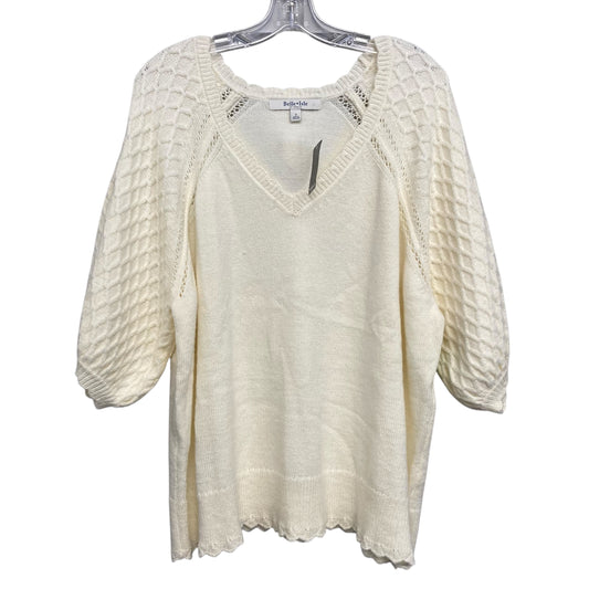 Sweater Ss By Torrid In Cream, Size:3X