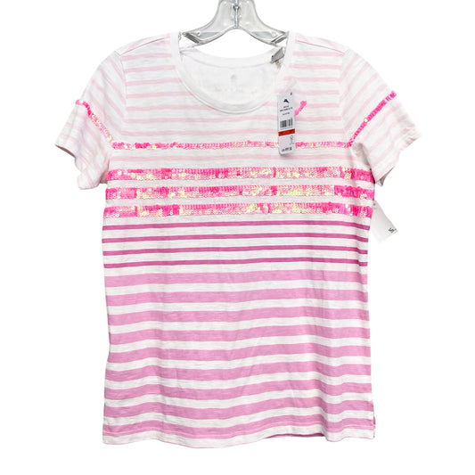 Top Ss By Tommy Bahama In Pink & White, Size:Xs