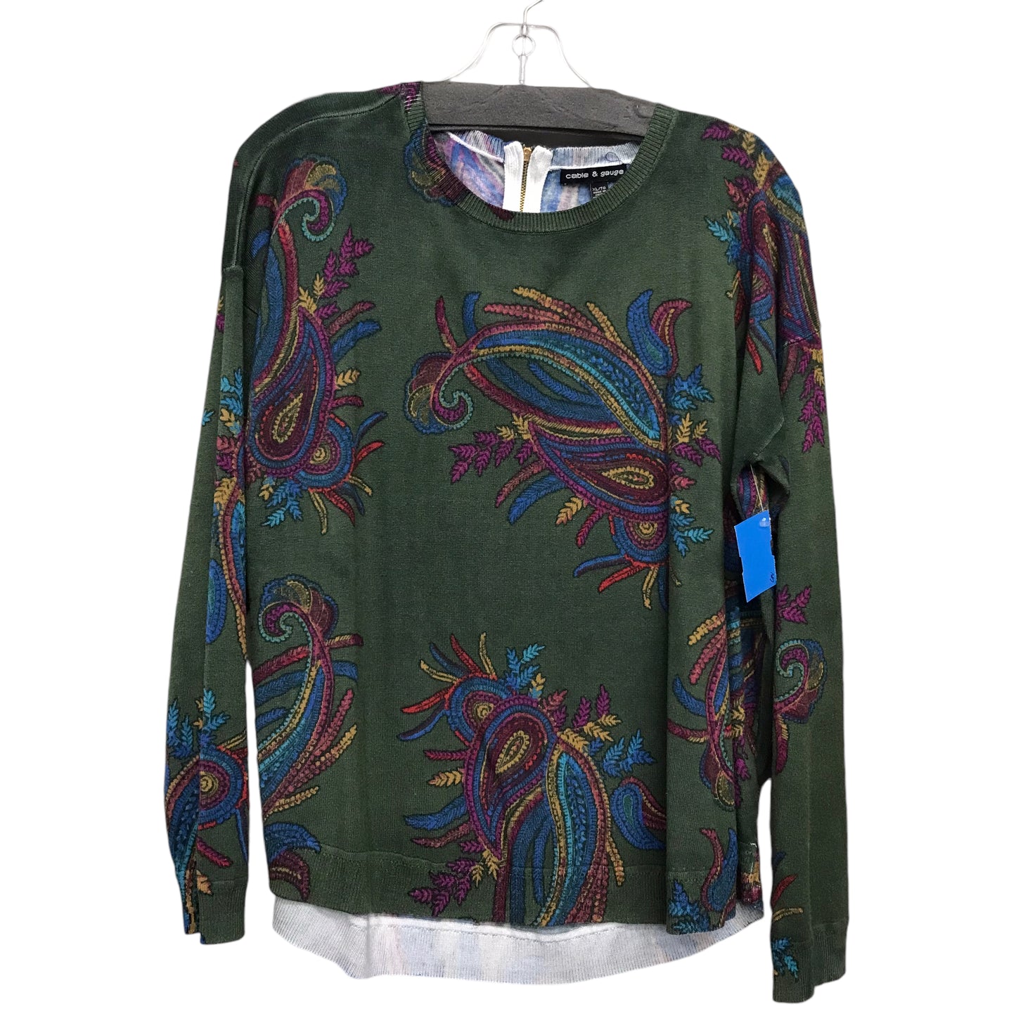 Sweater By Cable And Gauge In Multi, Size:Xl