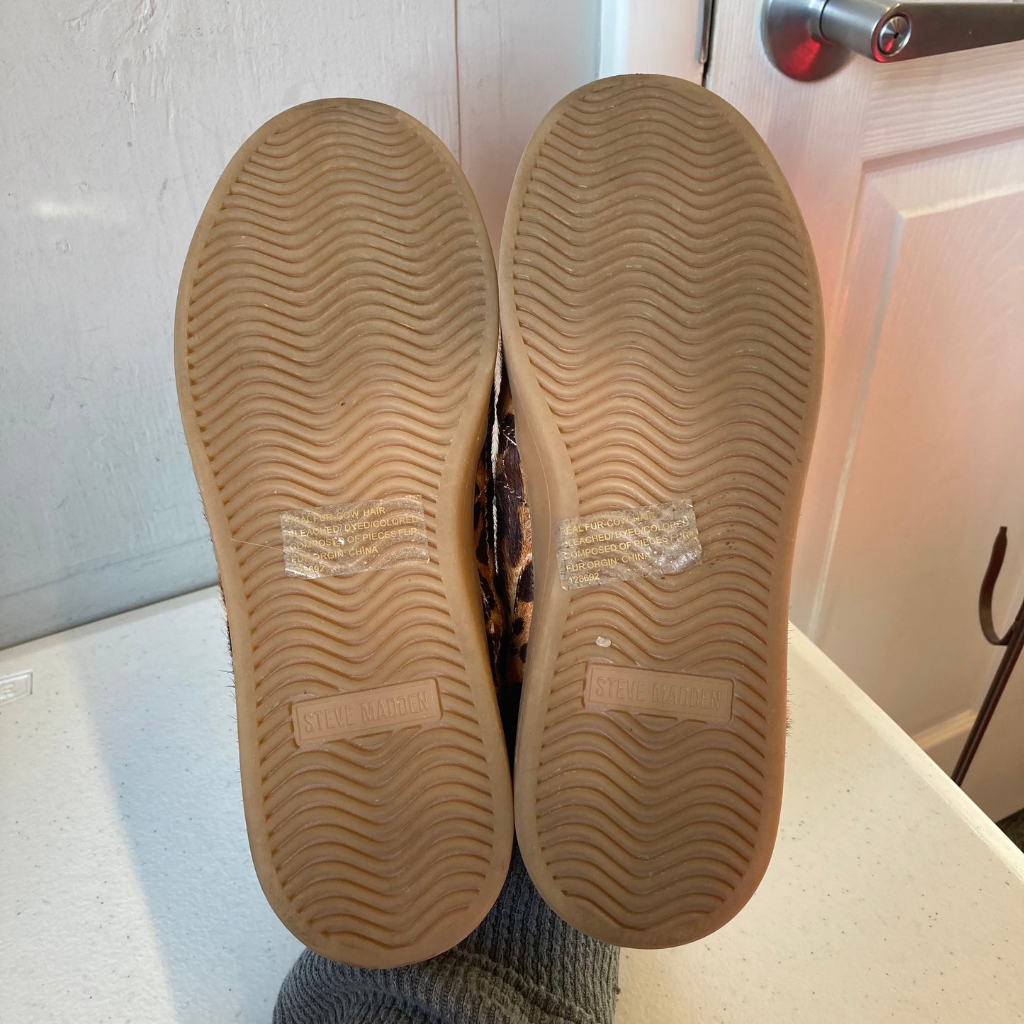 Shoes Sneakers By Steve Madden In Animal Print, Size:7.5