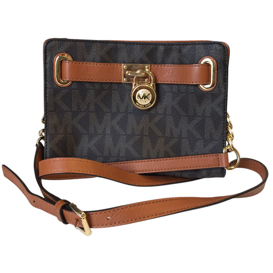 Handbag Designer By Michael Kors In Brown, Size:Small