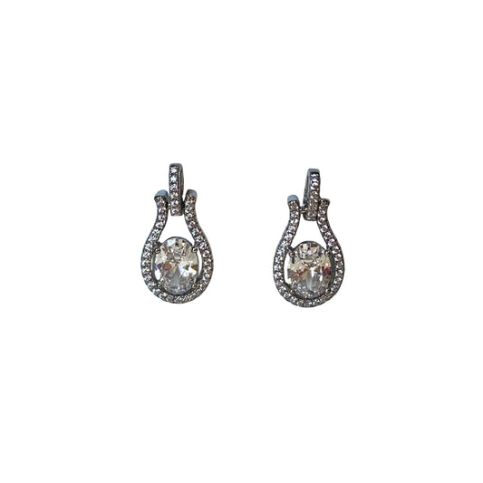 Earrings Sterling Silver In Silver