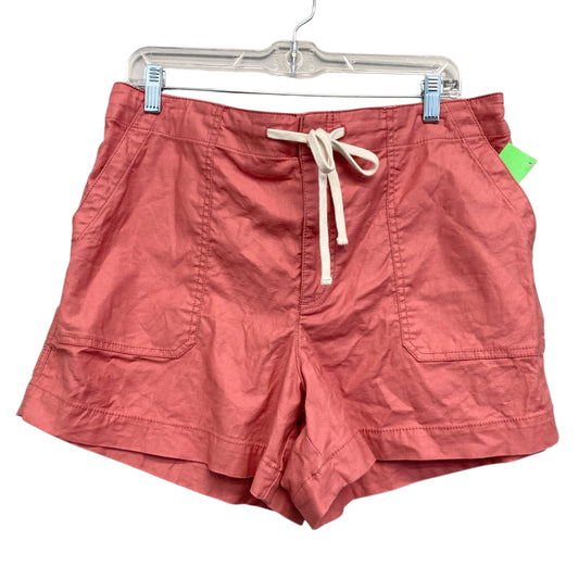 Shorts By Loft In Coral, Size:14