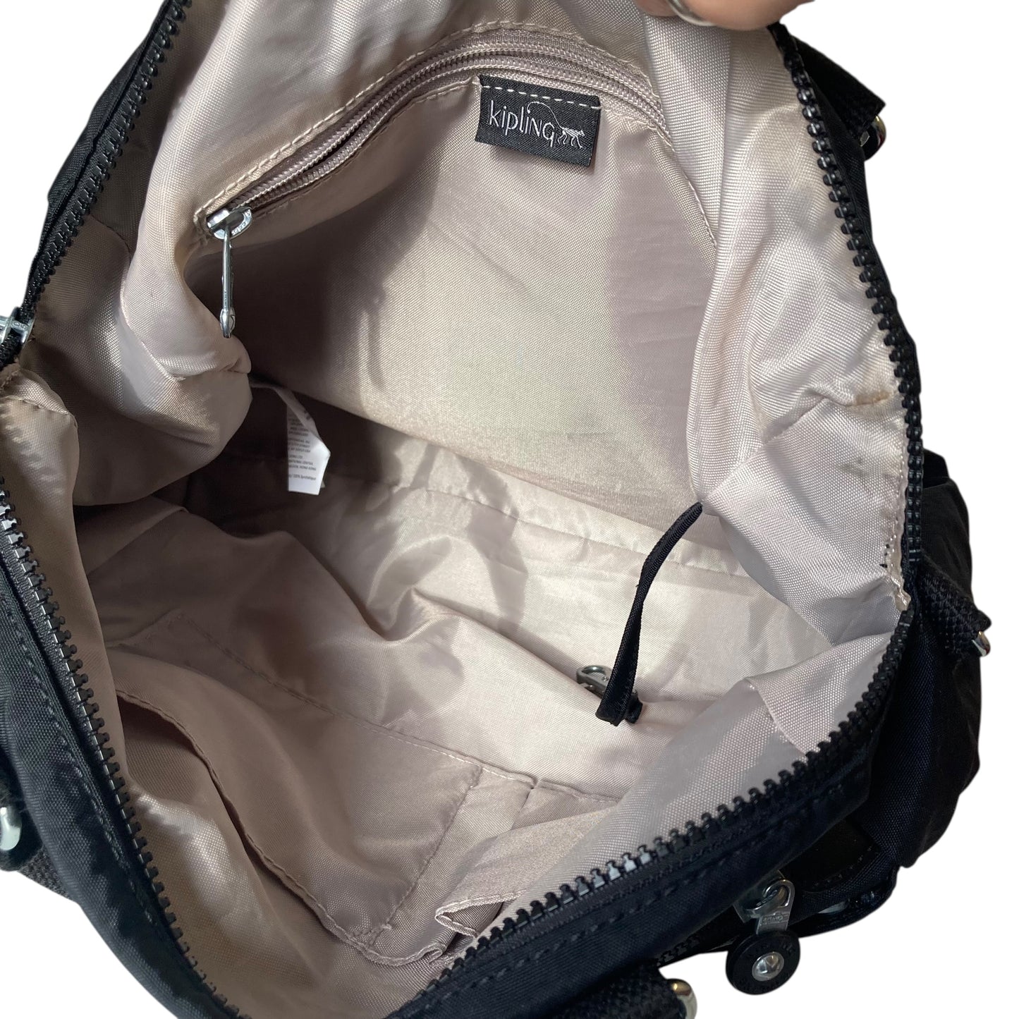 Handbag By Kipling In Black, Size:Medium