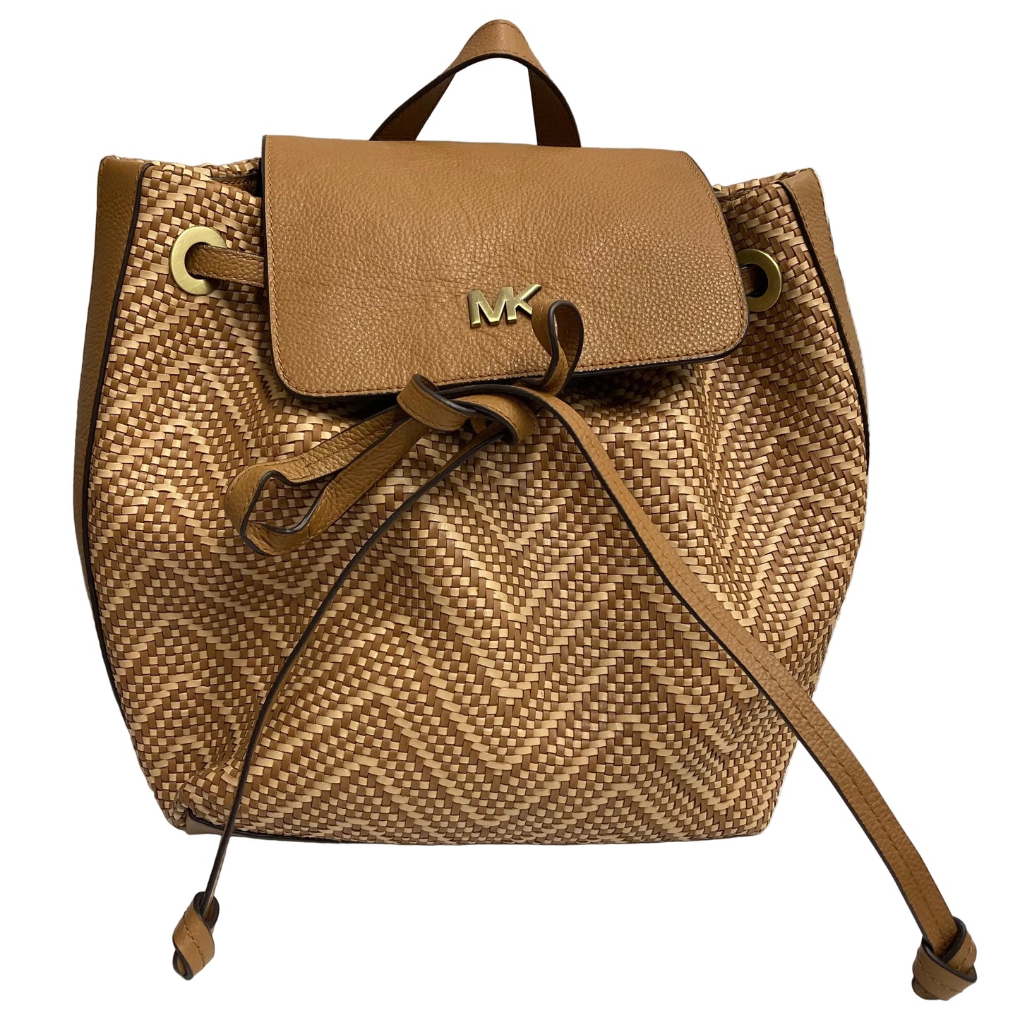 Backpack Designer By Michael Kors In Tan, Size:Large