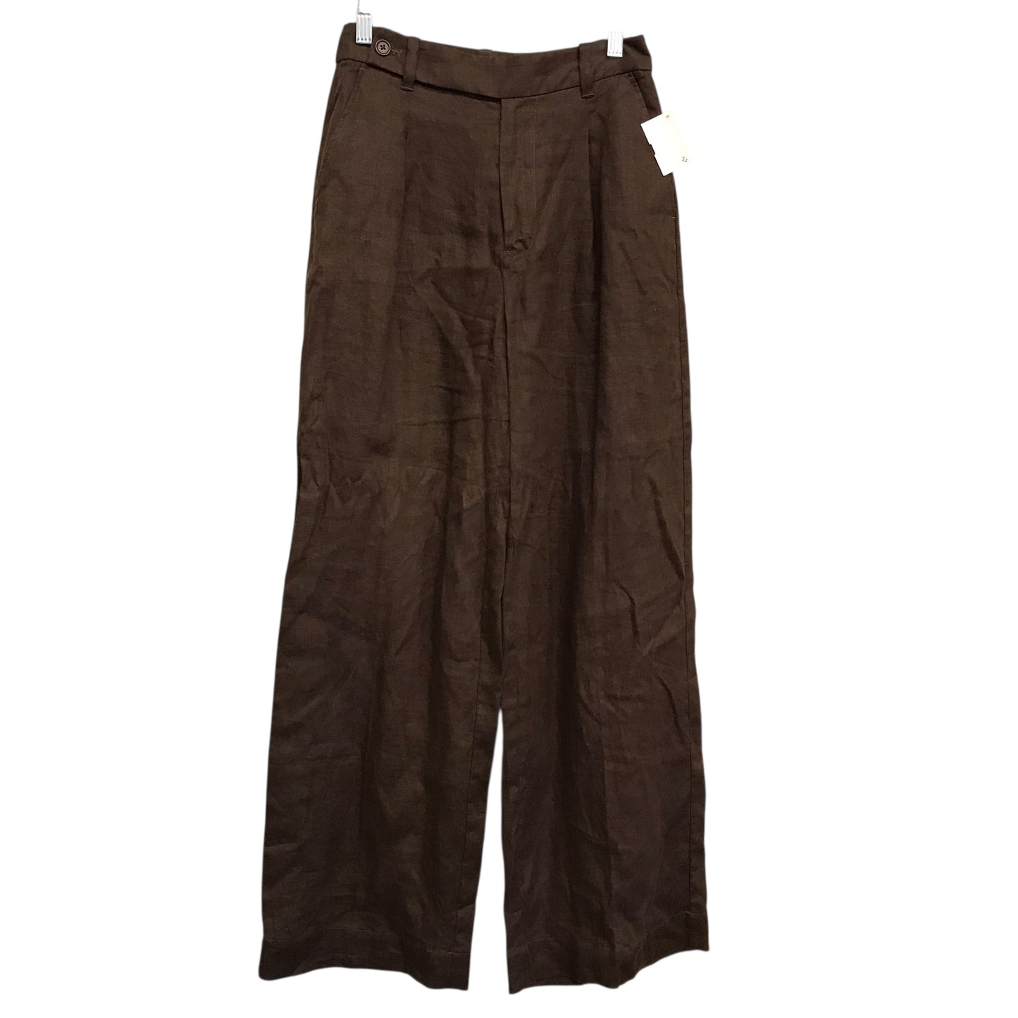 Pants Wide Leg By Madewell In Brown, Size:0