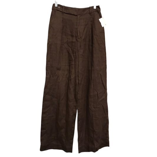 Pants Wide Leg By Madewell In Brown, Size:0