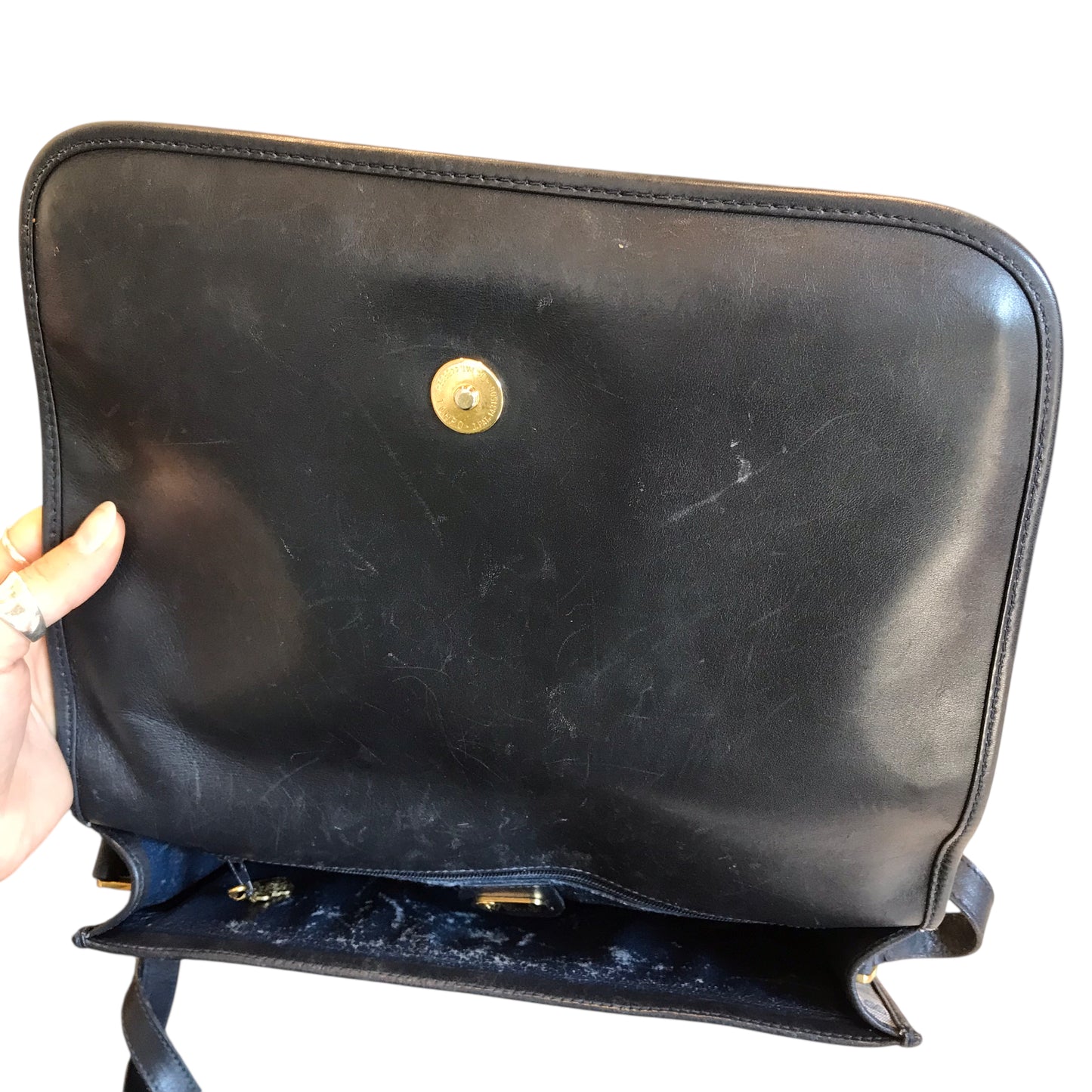 Crossbody Luxury Designer By Gucci In Blue & Grey, Size:Medium