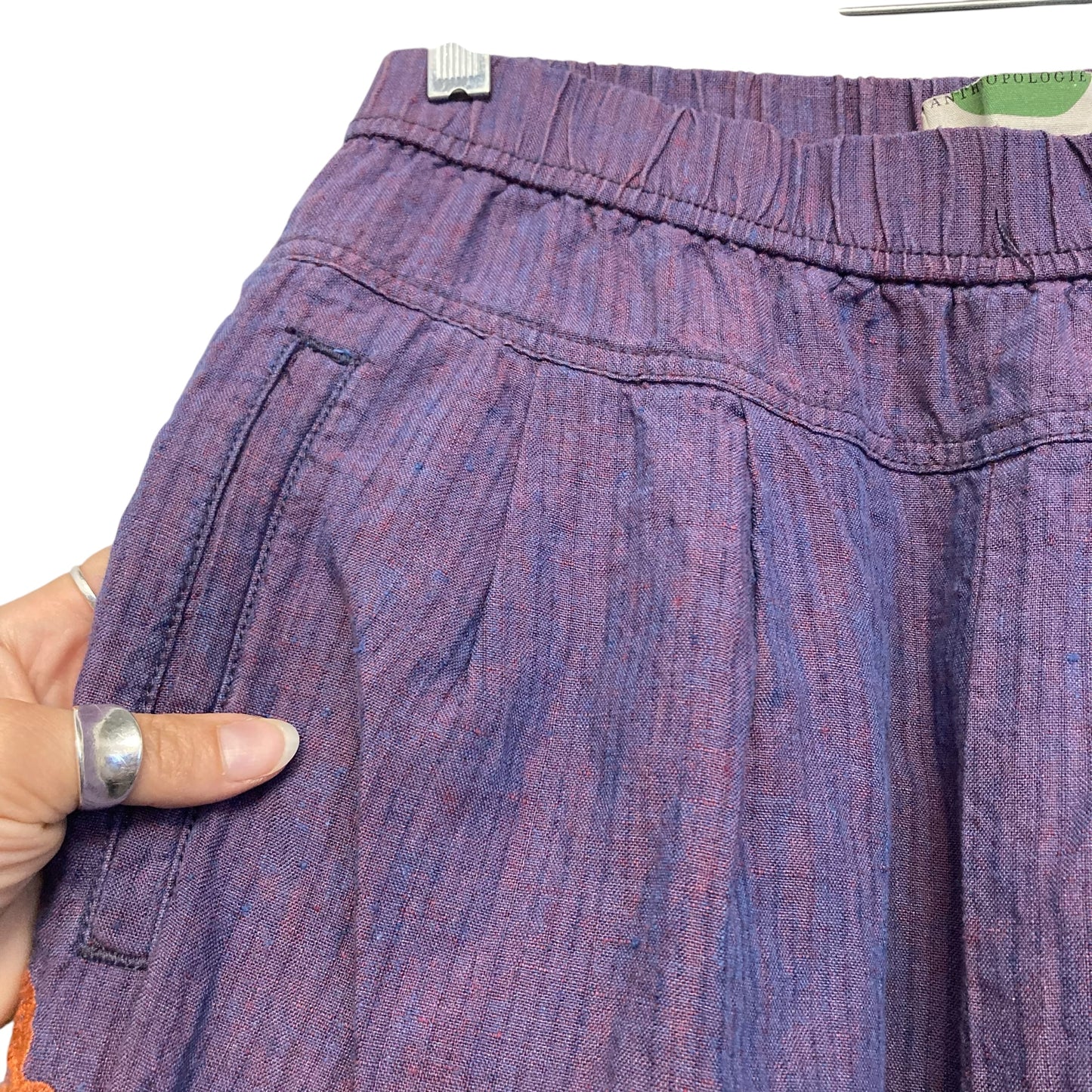 Pants Lounge By Anthropologie In Purple, Size:2