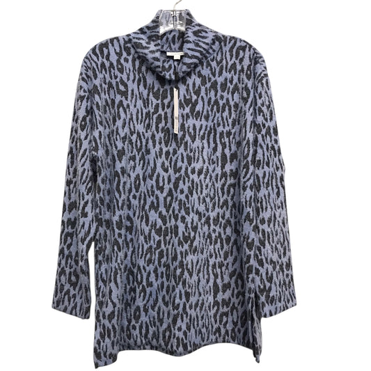 Top Ls By Chicos In Black & Blue, Size:L