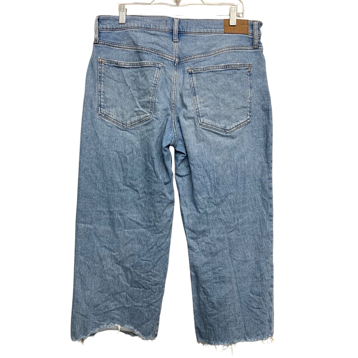Jeans Cropped By Madewell In Blue Denim, Size:14P