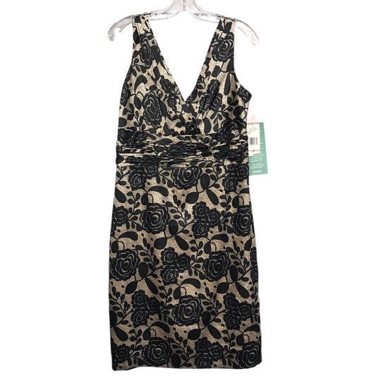 Dress Party Short By Jones Wear In Black & Tan, Size:L