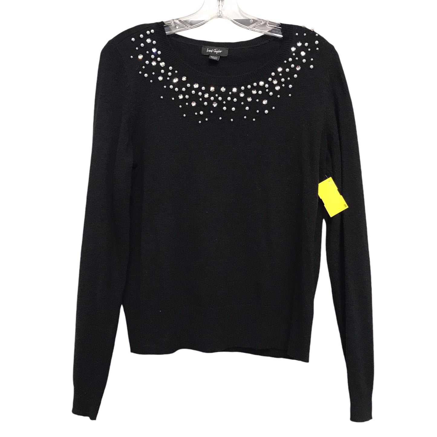 Sweater By Lord And Taylor In Black, Size:M