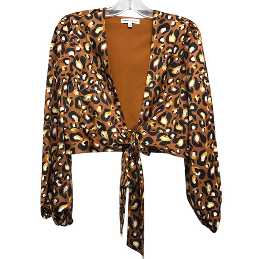 Top Ls By Express In Animal Print, Size:Xs