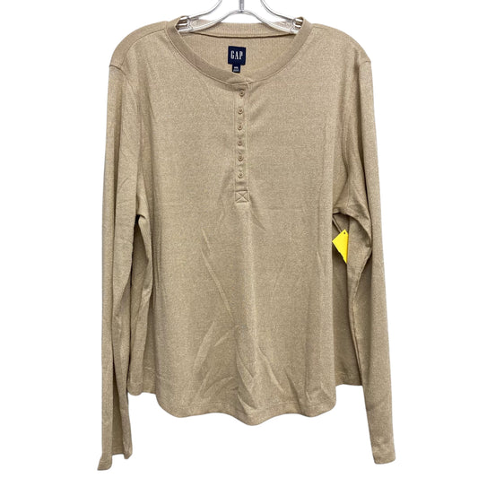 Top Ls By Gap In Gold, Size:1X