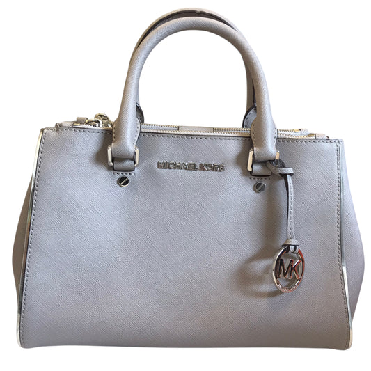 Handbag Designer By Michael Kors In Grey, Size:Medium