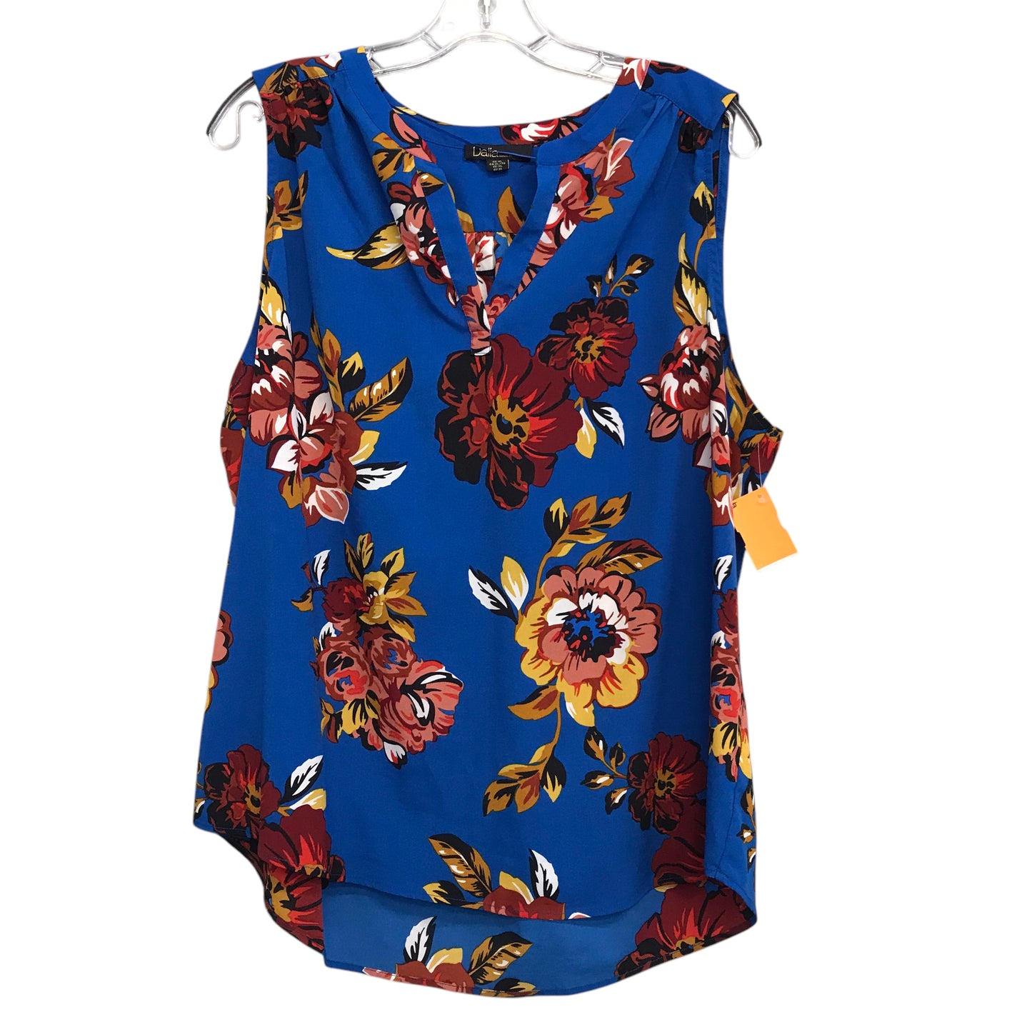 Top Sleeveless By Dalia In Floral Print, Size:Xl