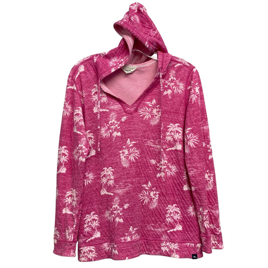 Athletic Top Ls Hoodie By Tommy Bahama In Pink, Size:M